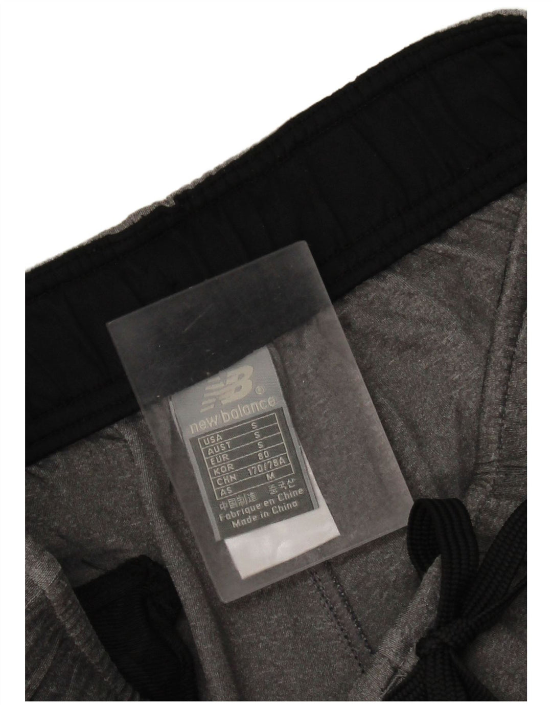 New Balance Mens Tracksuit Trousers Small Grey Polyester