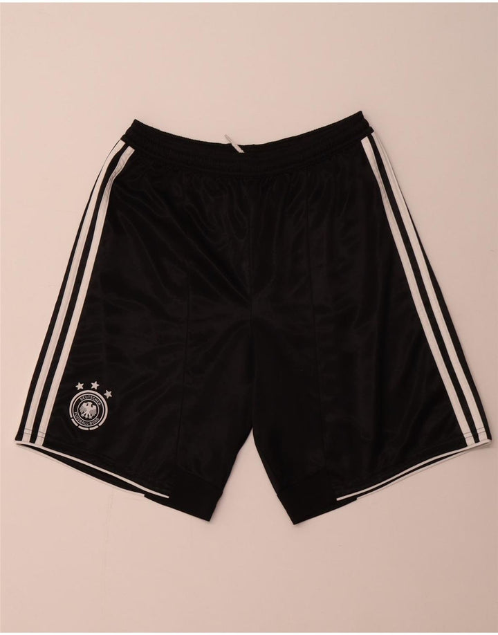 ADIDAS Boys Deutscher Fussball Bund Sport Shorts 15-16 Years  Black