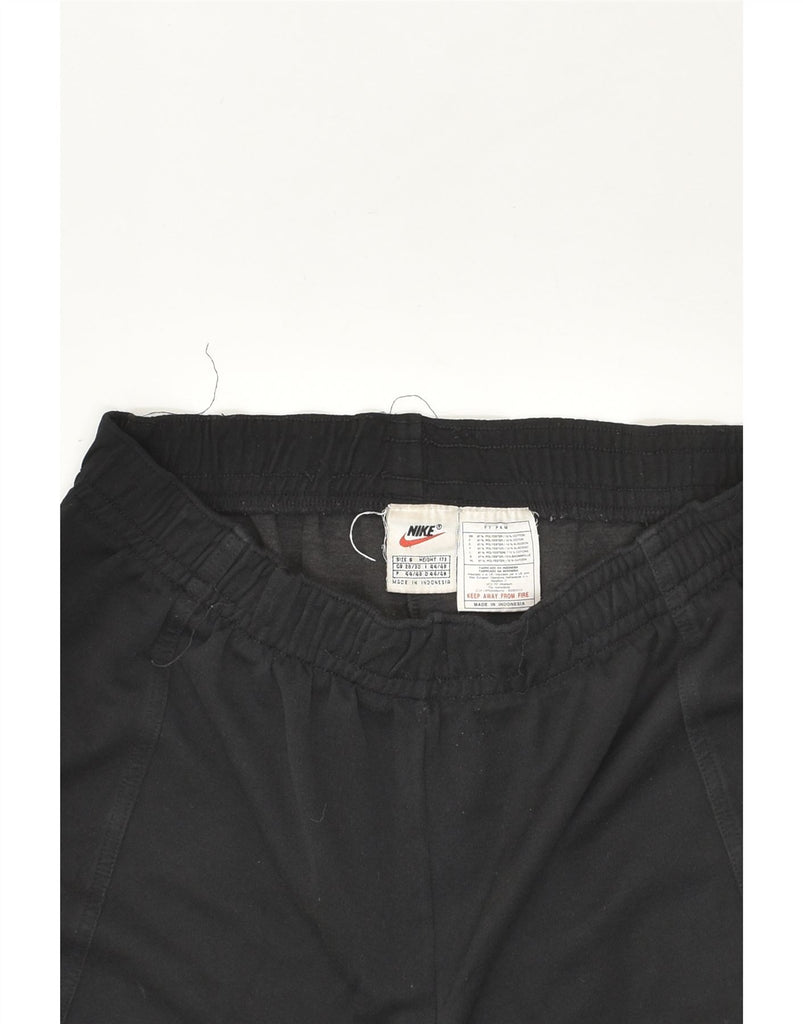 NIKE Mens Graphic Sport Shorts Small Black Polyester | Vintage Nike | Thrift | Second-Hand Nike | Used Clothing | Messina Hembry 