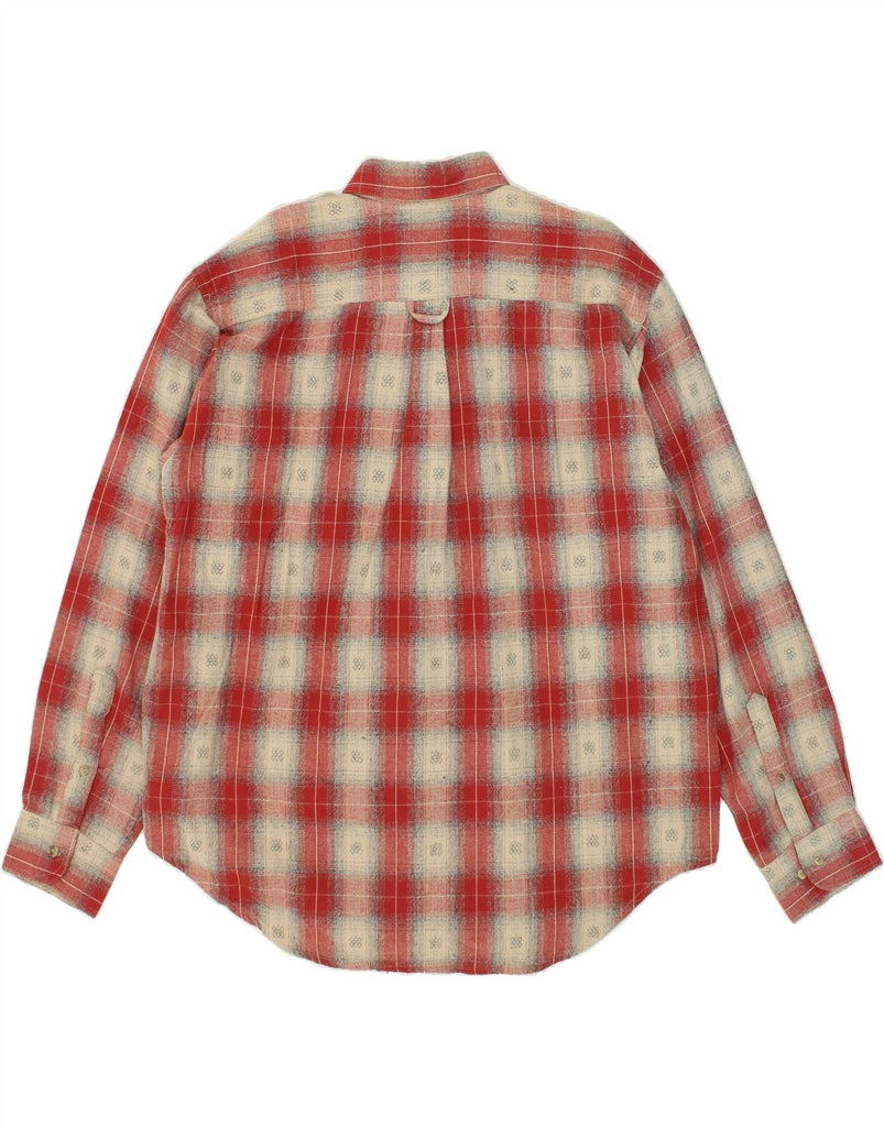 ETIREL Mens Shirt Large Red Check Cotton | Vintage Etirel | Thrift | Second-Hand Etirel | Used Clothing | Messina Hembry 