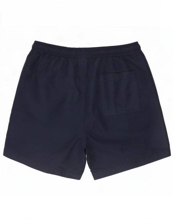Calvin Klein Jeans Mens Graphic Swimming Shorts Small Navy Blue Colourblock