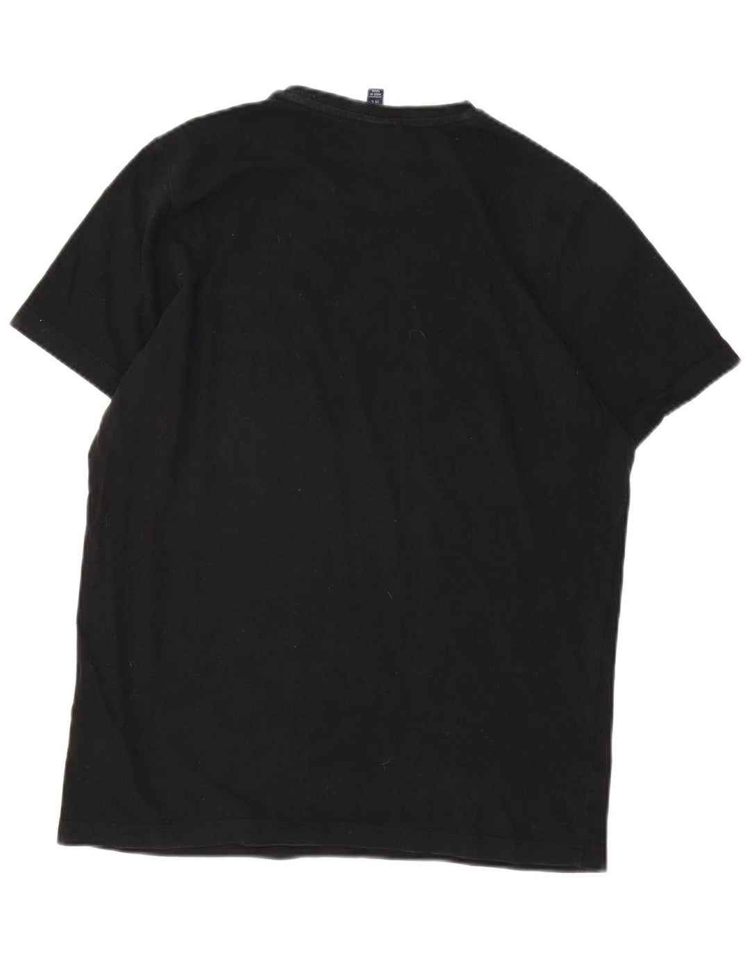 ELLESSE Mens T-Shirt Top Large Black Cotton