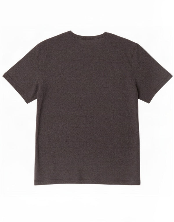 Hugo Boss Womens T-Shirt Top UK 14 Large Grey Cotton
