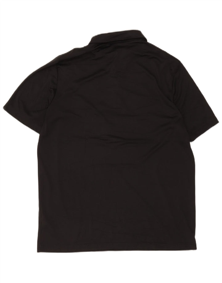Adidas Mens Aeroready Polo Shirt Large Black Polyester