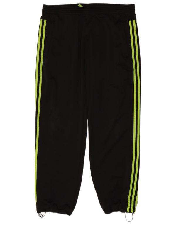 Adidas Mens Tracksuit Trousers Joggers UK 44/46 Large Black Polyester