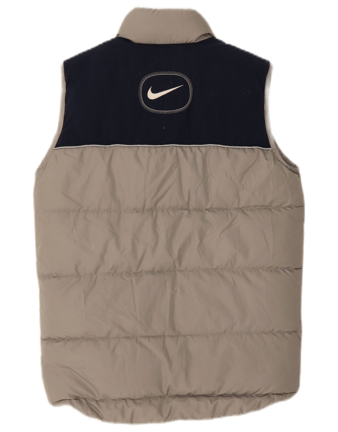 Nike Boys Padded Gilet 10-11 Years Medium Grey Colourblock Polyester