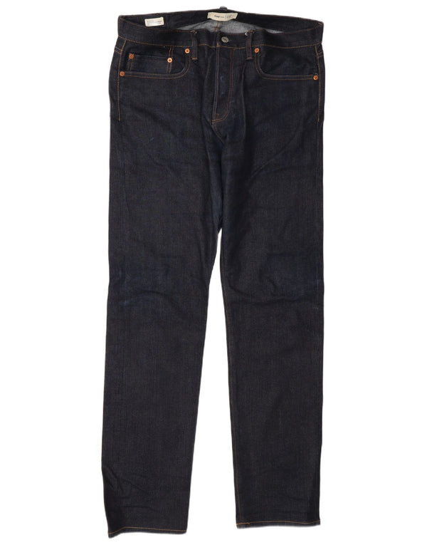 Gap Mens Slim Jeans W34 L32 Navy Blue Cotton