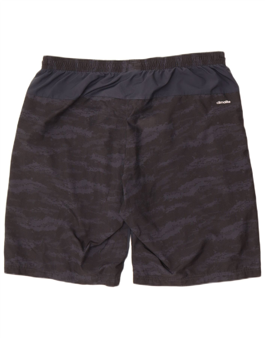 Adidas Mens Climalite Sport Shorts XL  Navy Blue Camouflage Polyester