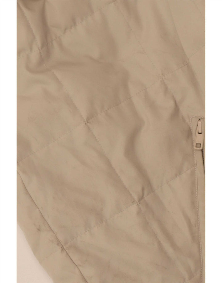 Sergio Tacchini Mens Padded Jacket UK 40 Large Beige Polyester