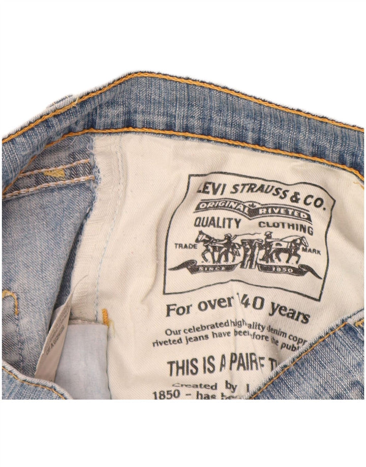 LEVI'S Womens Bootcut Jeans W28 L34 Blue Cotton