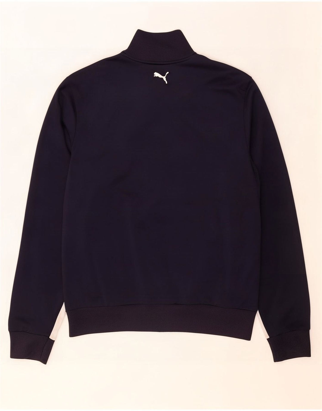 Puma Mens Tracksuit Top Jacket 2XL Navy Blue Colourblock Polyester