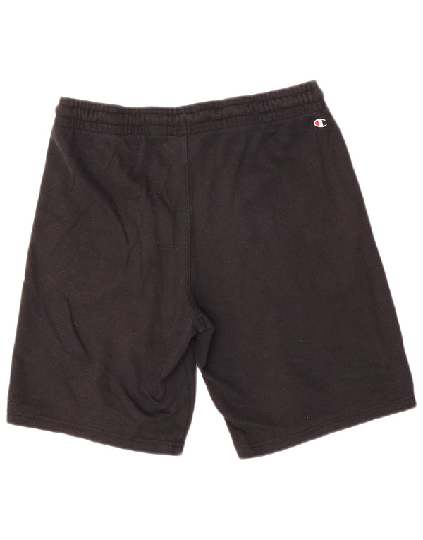 Champion Boys Graphic Sport Shorts 15-16 Years 2XL Black Cotton