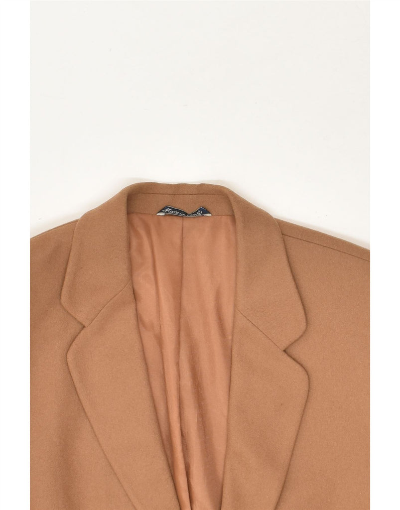 VINTAGE Womens 2 Button Blazer Jacket UK 14 Large Brown | Vintage Vintage | Thrift | Second-Hand Vintage | Used Clothing | Messina Hembry 