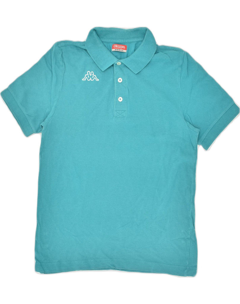 KAPPA Mens Polo Shirt Small Turquoise Cotton | Vintage Kappa | Thrift | Second-Hand Kappa | Used Clothing | Messina Hembry 