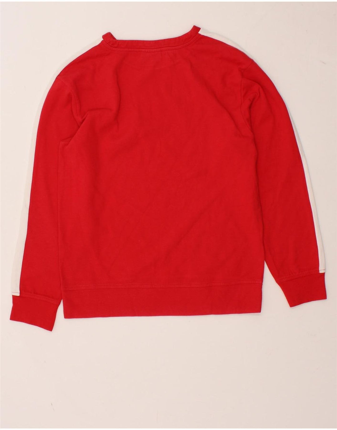 CHAMPION Mens Sweatshirt Jumper Small Red Colourblock Cotton Vintage Champion and Second-Hand Champion from Messina Hembry 