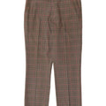 Golfino Mens Straight Suit Trousers W34 L31 Grey Check Polyester