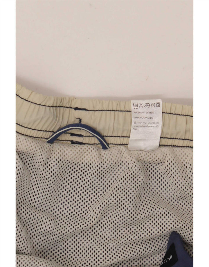Marks & Spencer Mens Swimming Shorts 2XL  Navy Blue Polyamide