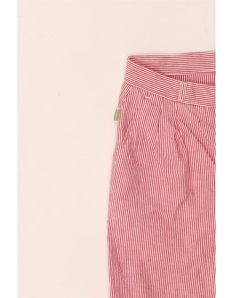 DIADORA Mens High Waist Bermuda Shorts W26 XS  Red Pinstripe Vintage Diadora and Second-Hand Diadora from Messina Hembry 