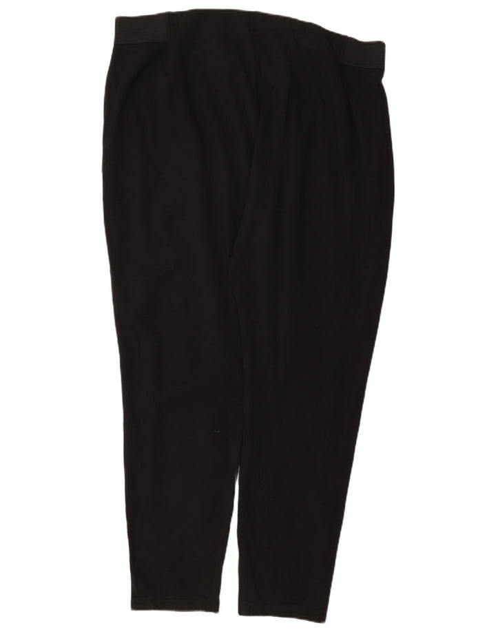 Chaps Womens Leggings UK 20 2XL  Black Viscose