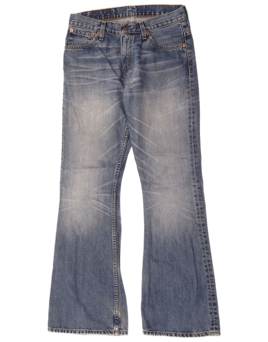 Levi's Womens 516 Bootcut Jeans W31 L34 Blue Cotton