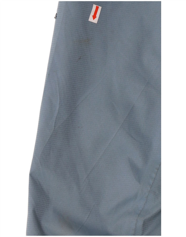 Adidas Womens Hooded Rain Jacket UK 14 Medium Blue Polyester