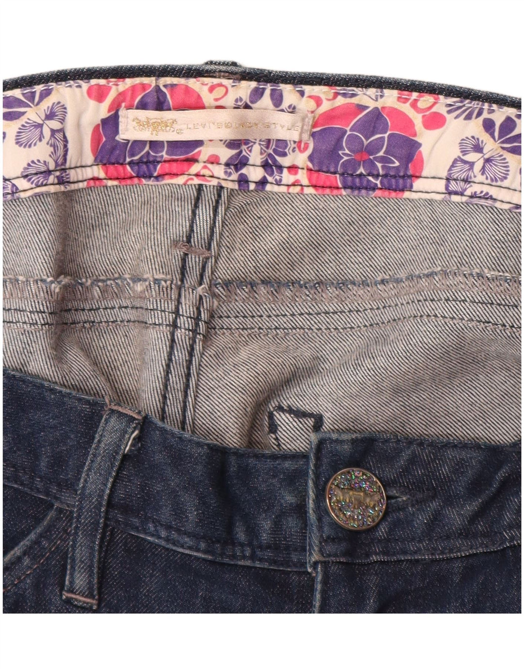 Levi's Womens Slim Jeans W32 L30 Navy Blue