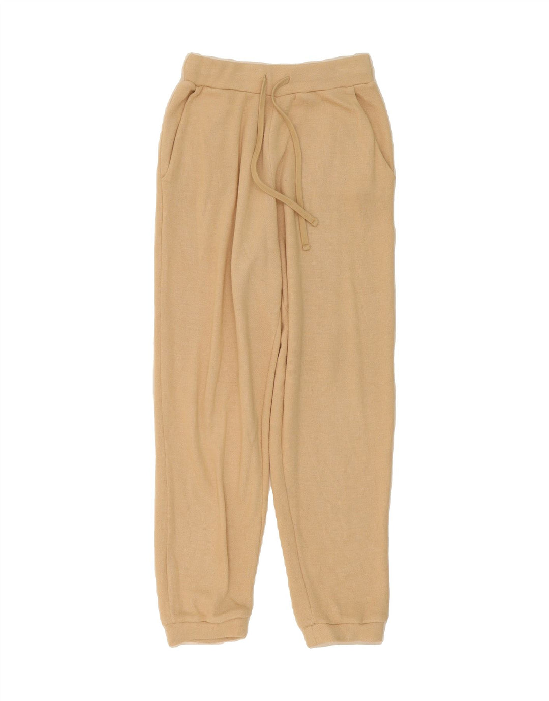 ZARA Womens Tracksuit Trousers Joggers UK 10 Small  Beige Vintage Zara and Second-Hand Zara from Messina Hembry 