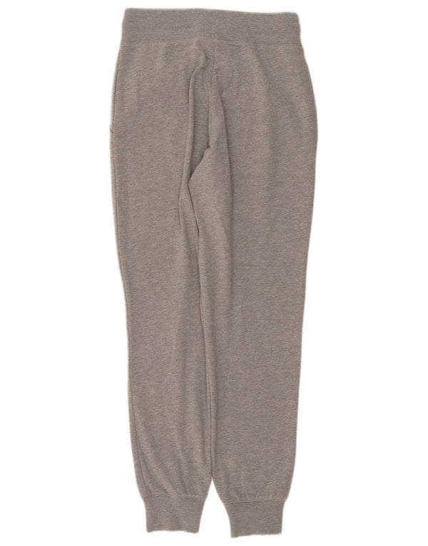 Hakro Womens Tracksuit Trousers Joggers UK 6 XS  Grey Cotton