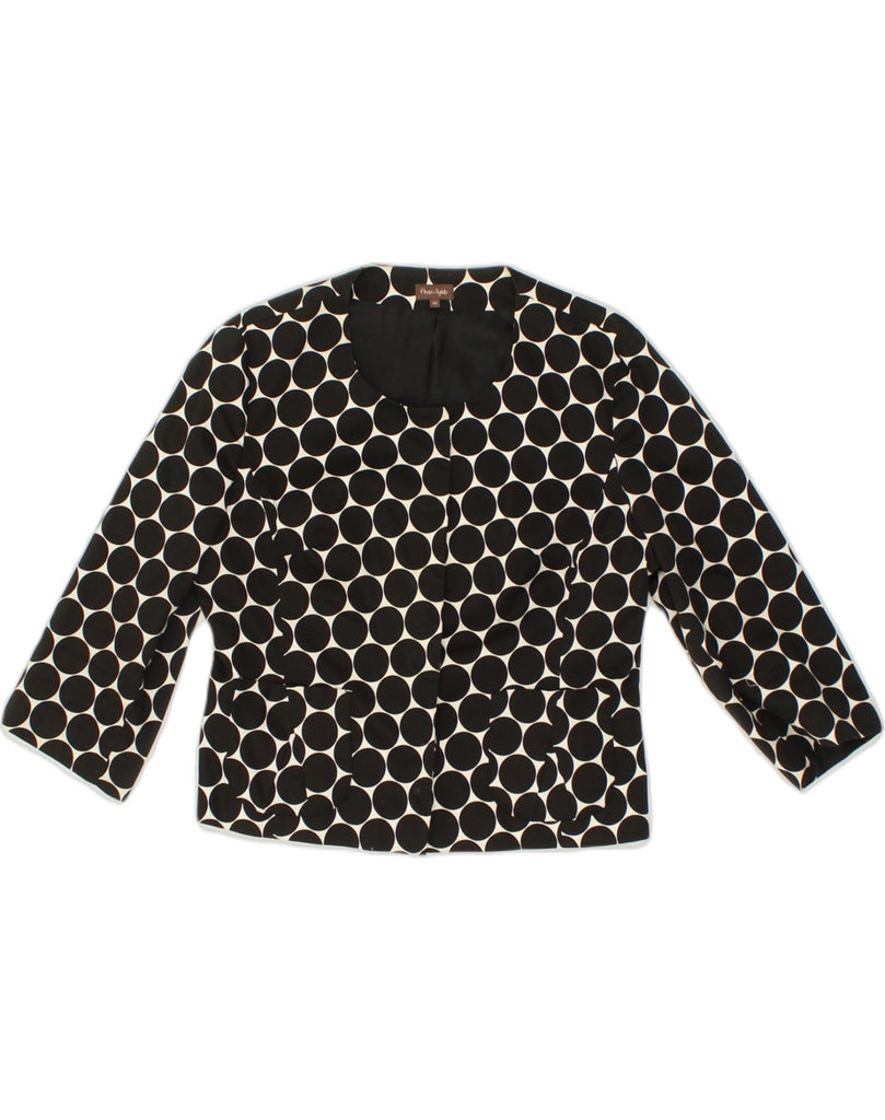 PHASE EIGHT Womens Long Sleeve Blouse Top UK 16 Large Black Polka Dot | Vintage Phase Eight | Thrift | Second-Hand Phase Eight | Used Clothing | Messina Hembry 
