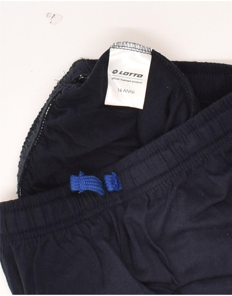 LOTTO Boys Sport Shorts 13-14 Years Navy Blue Cotton | Vintage Lotto | Thrift | Second-Hand Lotto | Used Clothing | Messina Hembry 