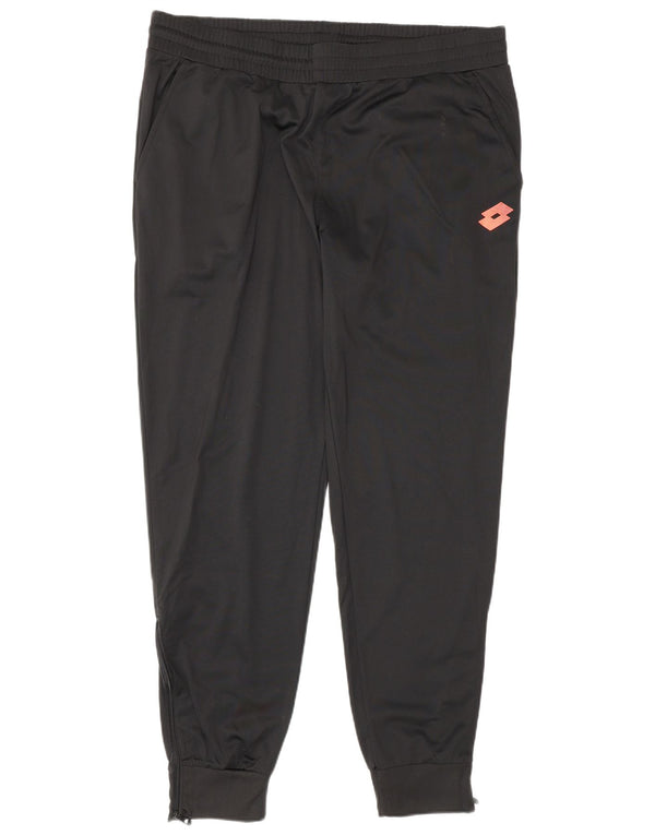 Lotto Womens Life's Tracksuit Trousers Joggers UK 22 3XL  Black Polyester