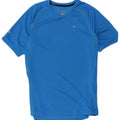 Nike Mens Dri Fit T-Shirt Top Medium Blue Polyester