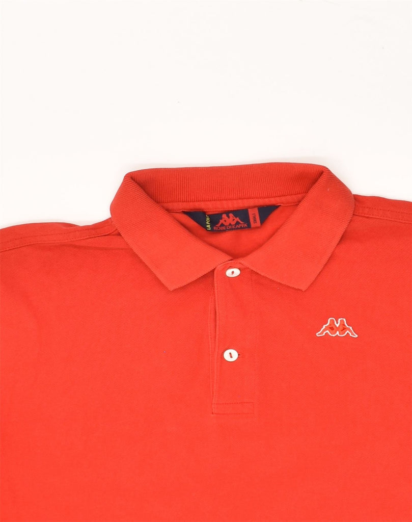 KAPPA Mens Polo Shirt Small Red Cotton | Vintage Kappa | Thrift | Second-Hand Kappa | Used Clothing | Messina Hembry 