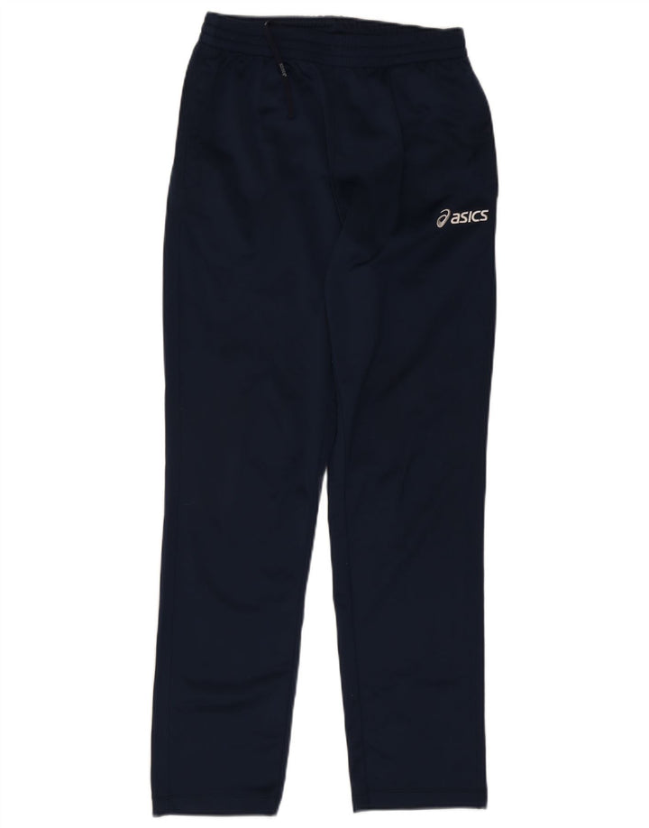 ASICS Womens Tracksuit Trousers UK 14 Large  Navy Blue Polyester