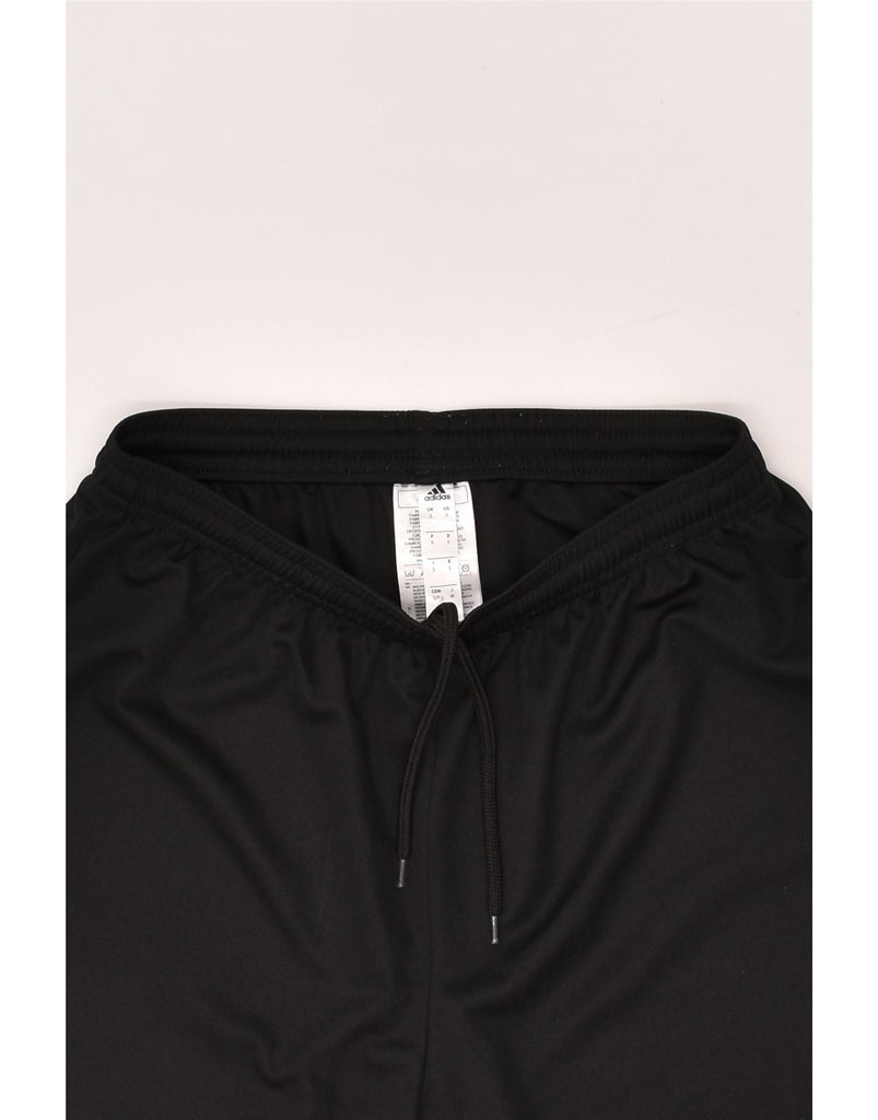 ADIDAS Mens Sport Shorts Small Black Polyester | Vintage Adidas | Thrift | Second-Hand Adidas | Used Clothing | Messina Hembry 