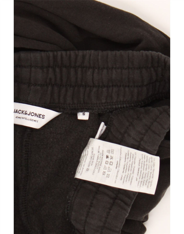 Jack & Jones Mens Tracksuit Trousers Joggers Small Black Cotton