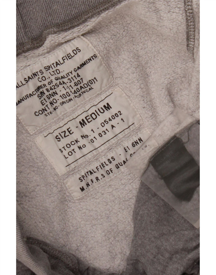 ALL SAINTS Mens Tracksuit Trousers Joggers Medium  Grey Cotton