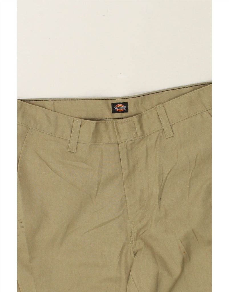 DICKIES Womens Straight Chino Trousers W28 L28 Beige Polyester | Vintage Dickies | Thrift | Second-Hand Dickies | Used Clothing | Messina Hembry 