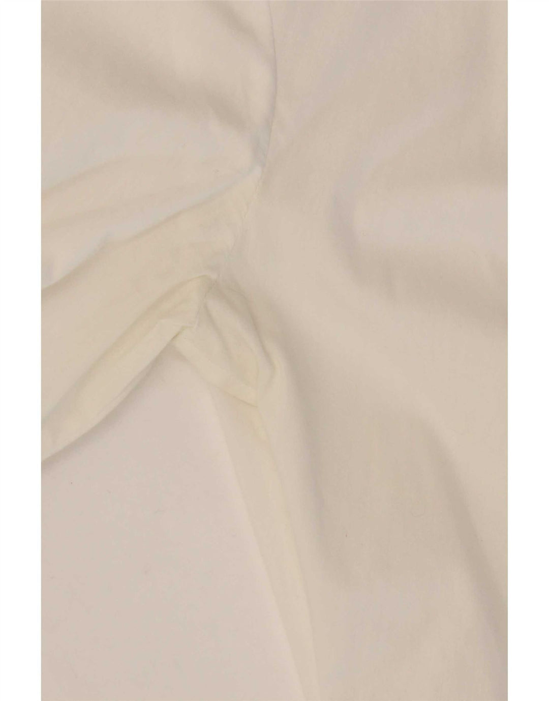 Max&Co. Womens Ruffle Front Shirt Blouse UK 14 Medium White Cotton