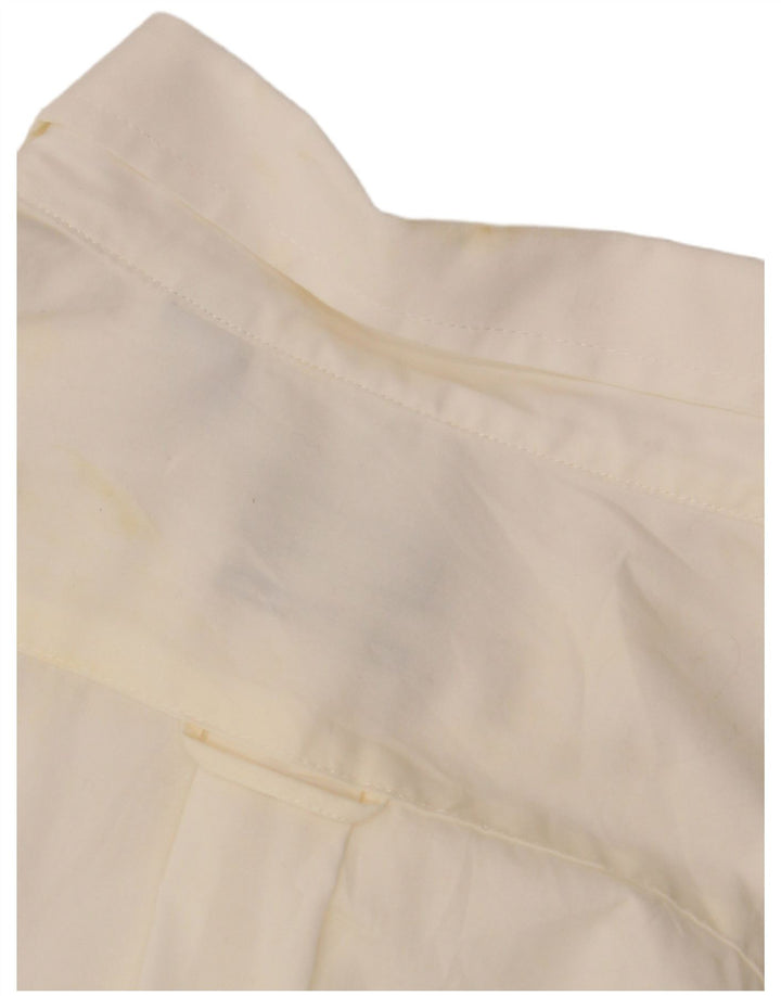 IZOD Mens Shirt Large White Cotton