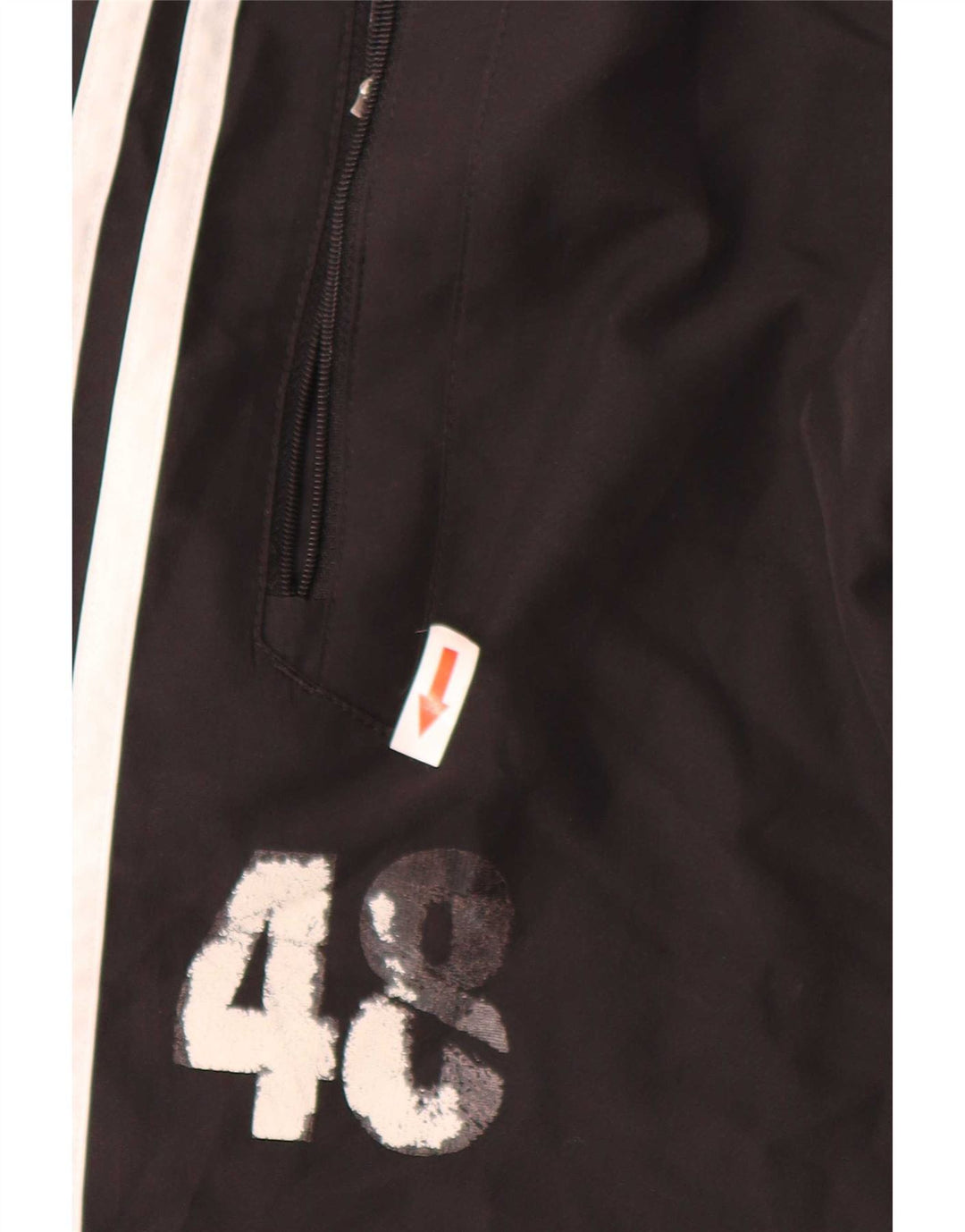 Adidas Mens Tracksuit Trousers Joggers XL Black Colourblock Polyester