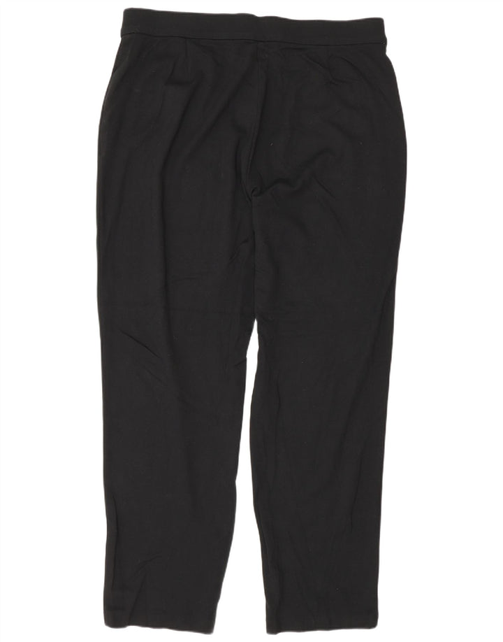 Marks & Spencer Womens Tracksuit Trousers UK 18 XL  Black Viscose