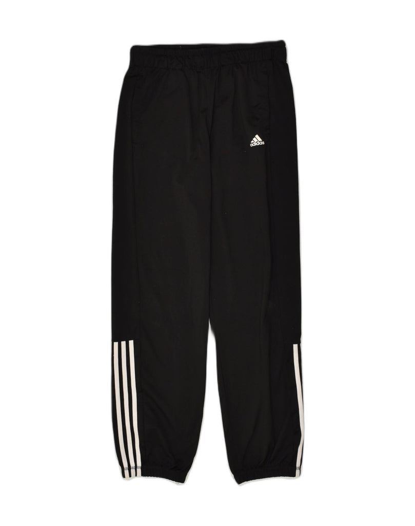 ADIDAS Boys Tracksuit Trousers 13-14 Years Black Polyester | Vintage Adidas | Thrift | Second-Hand Adidas | Used Clothing | Messina Hembry 