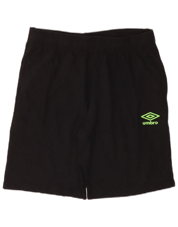 UMBRO Mens Sport Shorts Medium Black Cotton