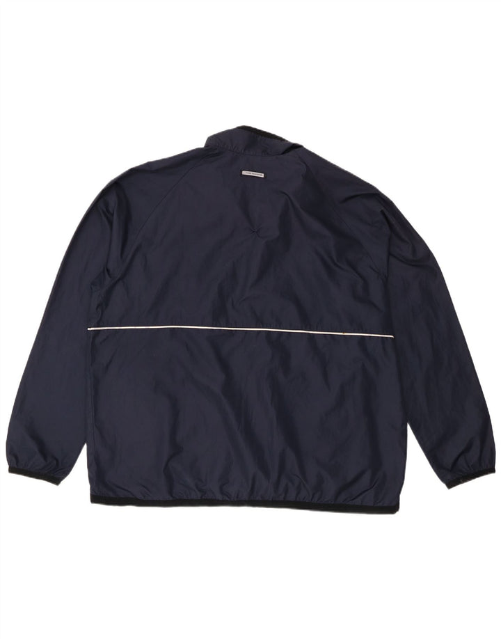 Nike Mens Pullover Tracksuit Top Jacket UK 45/47 XL Navy Blue Polyester