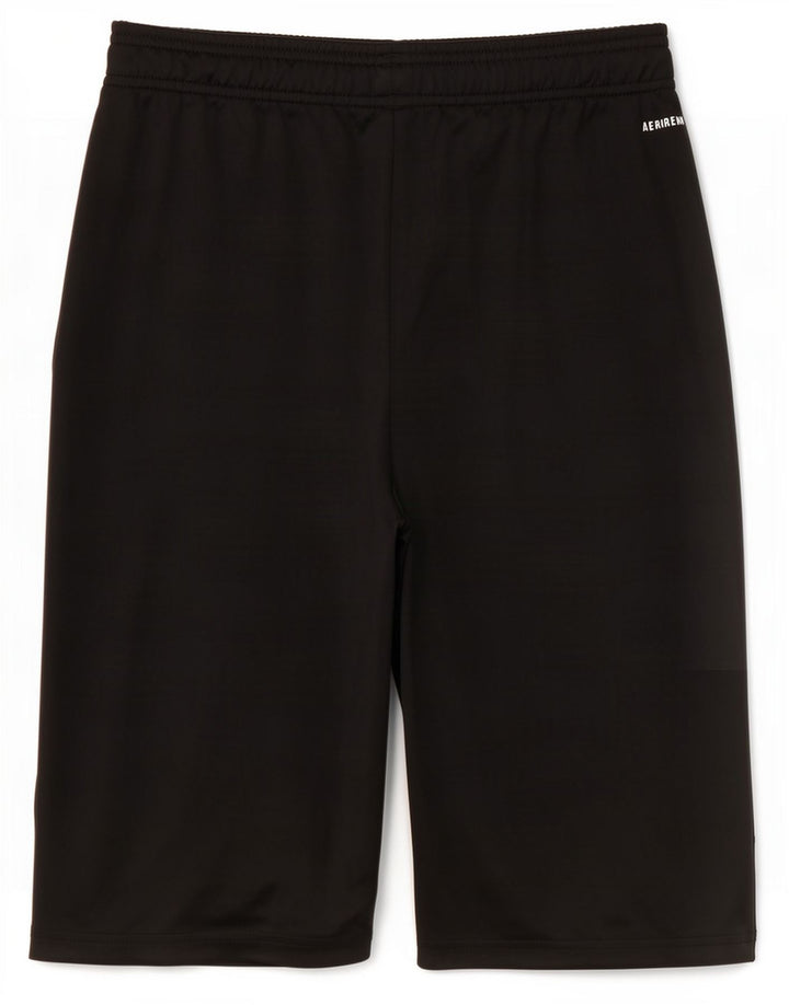 Adidas Mens Aeroready Bermuda Sport Shorts Small Black Polyester
