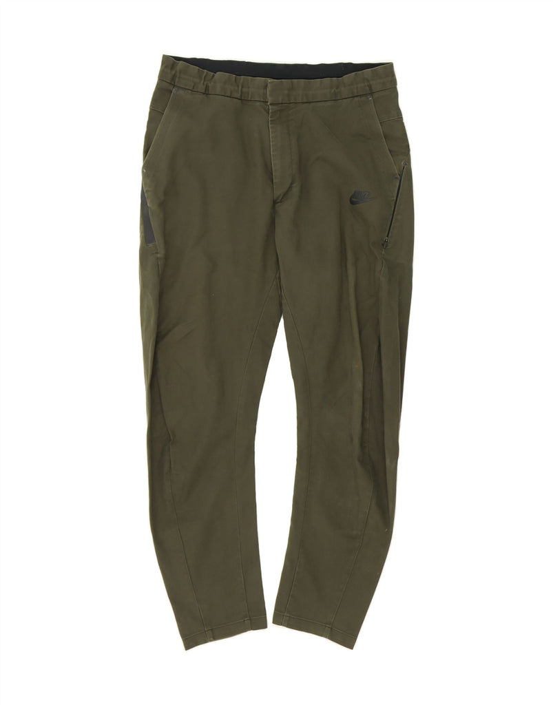 NIKE Mens Banana Cargo Cropped Trousers W34 L26 Khaki Cotton Vintage Nike and Second-Hand Nike from Messina Hembry 