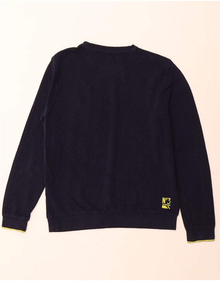U.S. POLO ASSN. Mens Sweatshirt Jumper Small Navy Blue Cotton