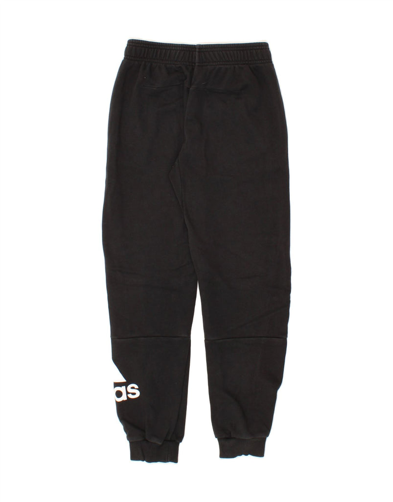 ADIDAS Boys Graphic Tracksuit Trousers Joggers 11-12 Years  Black Vintage Adidas and Second-Hand Adidas from Messina Hembry 