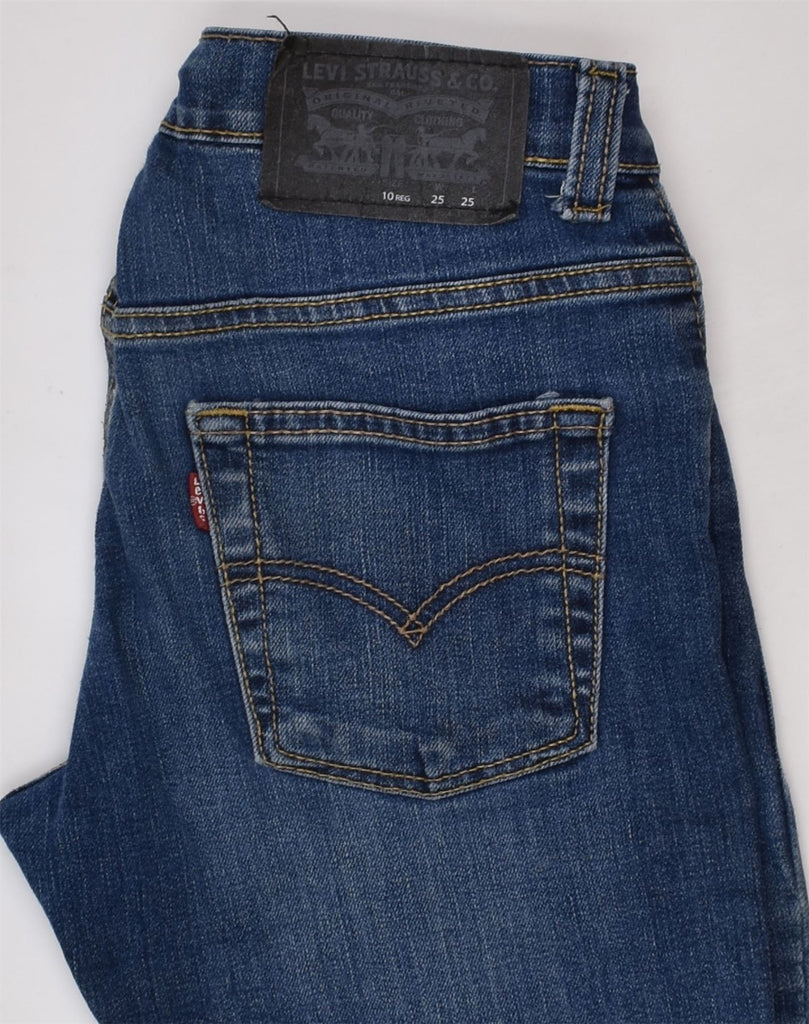 LEVI'S Boys Slim Jeans 9-10 Years W25 L25 Blue Cotton | Vintage Levi's | Thrift | Second-Hand Levi's | Used Clothing | Messina Hembry 